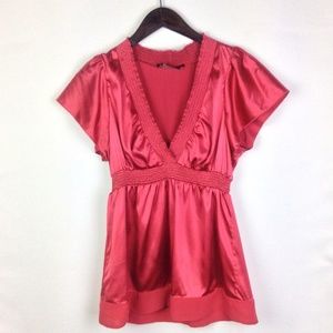 BCBGMaxAzria Silk Top